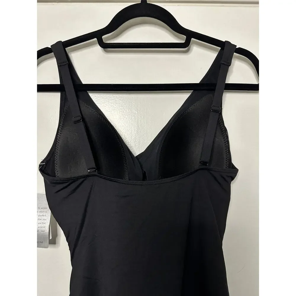 Sea Level Australia Nordstrom Eco Essentials Cross Front One-Piece Suit Sz 8 NWT - Picture 9 of 13